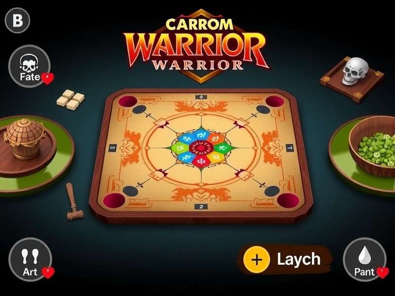 Bharat Carrom Warrior custom boards and themes